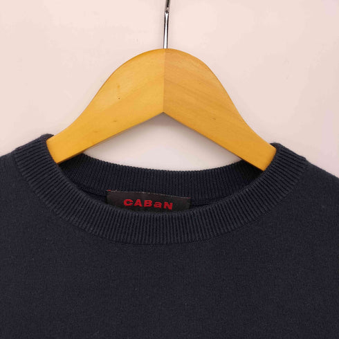 キャバン CABaN コットンカシミヤ クルーネックプルオーバー レディース JPN:S