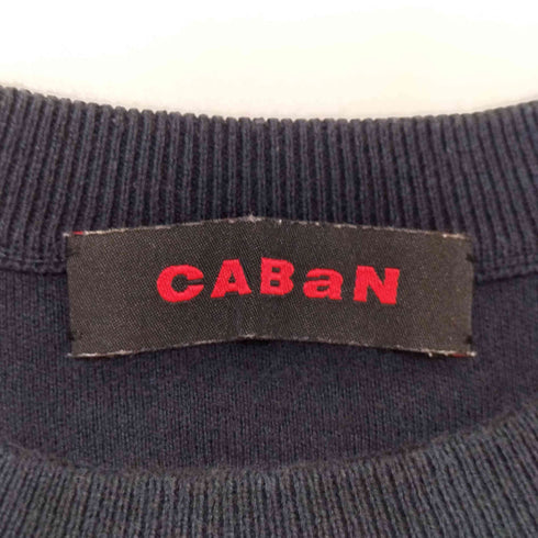 キャバン CABaN コットンカシミヤ クルーネックプルオーバー レディース JPN:S