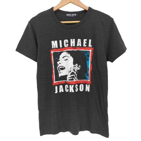 ひび割れ加工 アーティストプリント Tシャツ メンズ JPN:M
