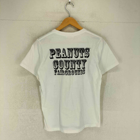 ピーナッツ PEANUTS キャラクター両面プリント S/S Tシャツ レディース JPN:M