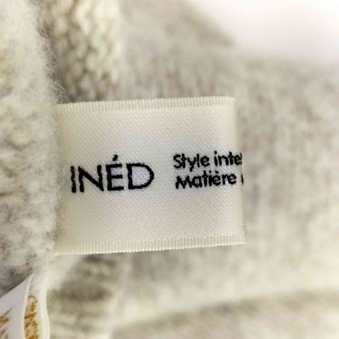 イネド INED 23AW ミックスカラーハイネックニット レディース JPN:9号