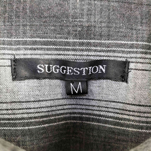 サジェスション Suggestion チェック レギュラーカラーシャツ メンズ JPN:M
