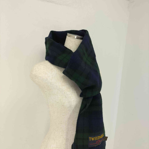 ツイードミル TWEEDMILL ラムウール チェック マフラー レディース