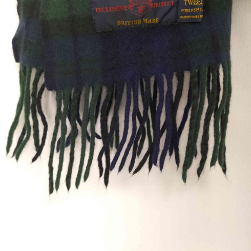 ツイードミル TWEEDMILL ラムウール チェック マフラー レディース