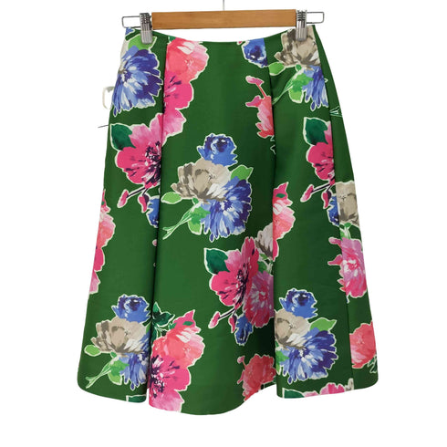 ケイトスペード Kate spade BLOOMS LORELLA 花柄 タックフレアスカート レディース JPN:2