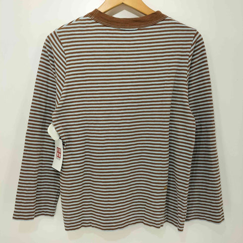 フォーティーファイブアール 45R 縞天竺の四角Tシャツ レディース