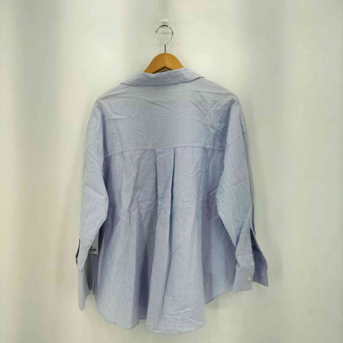 ザラ ZARA STRIPED POPLIN SHIRT ストライプシャツ レディース import:L