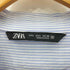 ザラ ZARA STRIPED POPLIN SHIRT ストライプシャツ レディース import:L