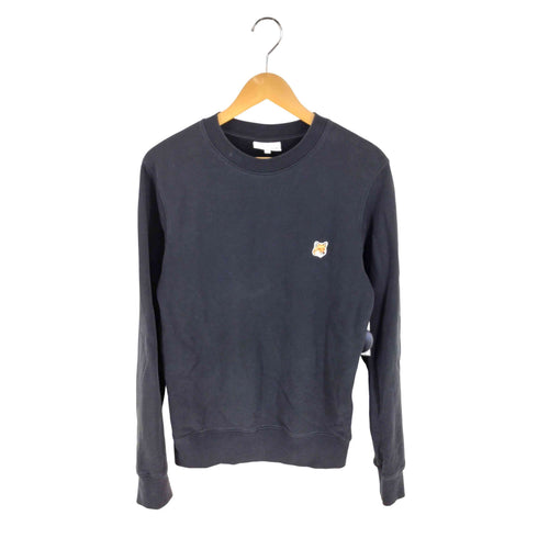 メゾンキツネ MAISON KITSUNE FOX HEAD PATCH REGULAR SWEATSHIRT パッチ クルーネックスウェット メンズ import:S