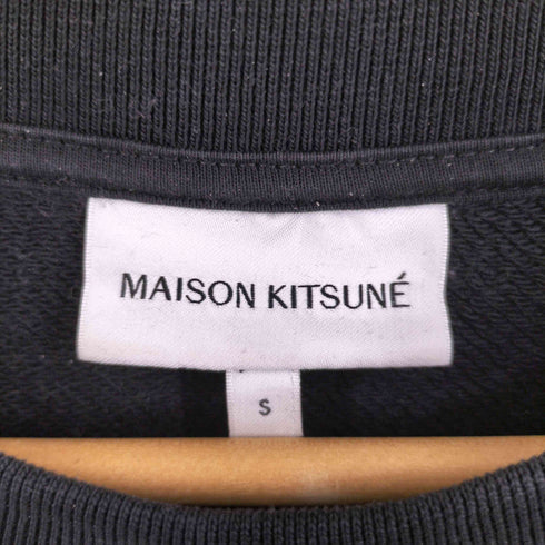 メゾンキツネ MAISON KITSUNE FOX HEAD PATCH REGULAR SWEATSHIRT パッチ クルーネックスウェット メンズ import:S