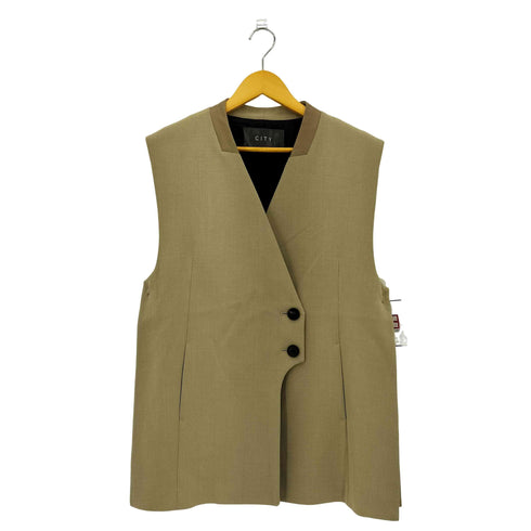 シティー CITY ウール ダブルクロスジレ レディース FREE