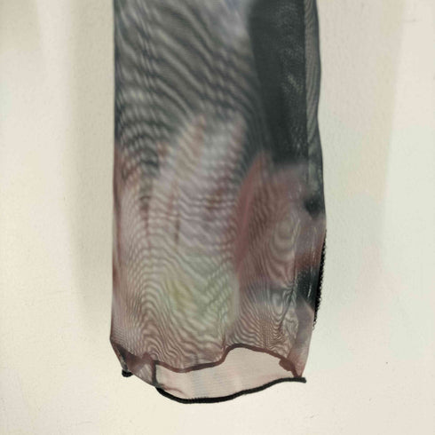 ハレ HARE 2WAY 総柄シアートップス レディース
