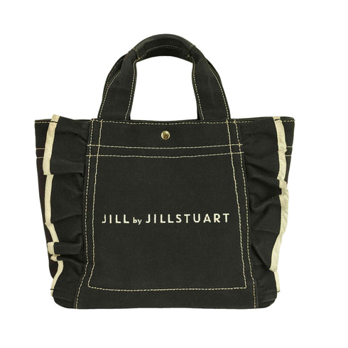 ジルバイジルスチュアート JILL by JILLSTUART ロゴ刺繍 フリル付き ミニ トートバッグ レディース