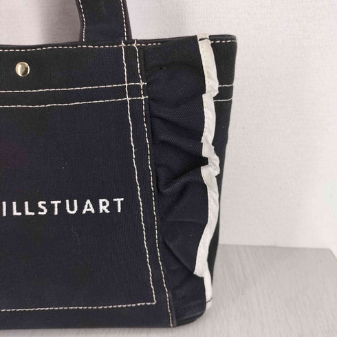 ジルバイジルスチュアート JILL by JILLSTUART ロゴ刺繍 フリル付き ミニ トートバッグ レディース