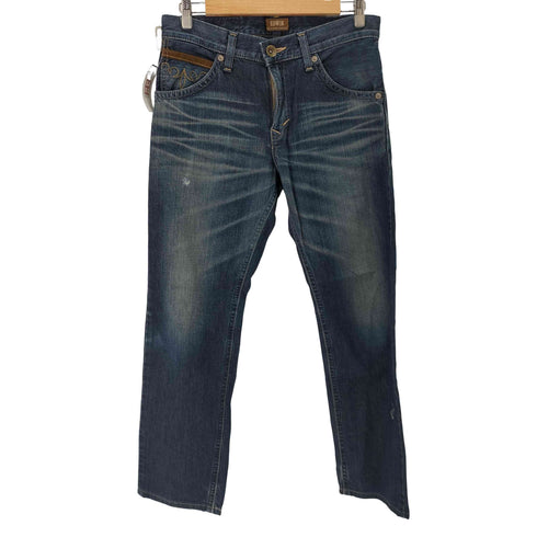 エドウィン EDWIN Exclusive Vintage ウエスタン フラップストレートデニム メンズ UK:30-31