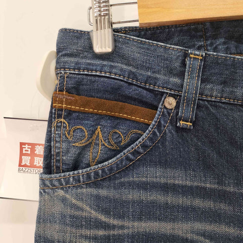 エドウィン EDWIN Exclusive Vintage ウエスタン フラップストレートデニム メンズ UK:30-31