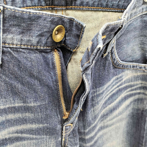エドウィン EDWIN Exclusive Vintage ウエスタン フラップストレートデニム メンズ UK:30-31