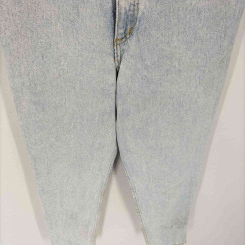 ゲスジーンズ GUESS JEANS 90S USA製 裾ジップ ケミカルウォッシュ テーパード デニム パンツ レディース 28