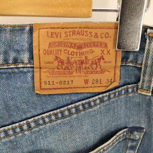 リーバイス Levis 90S 511 ジップフライ テーパード デニム パンツ 1993年製 メンズ W:28 L:34