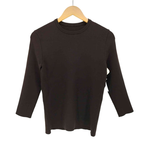 ミューズデドゥーズィエムクラス MUSE de Deuxieme Classe 23AW WONDER RIB クルーネック ニットプルオーバー レディース