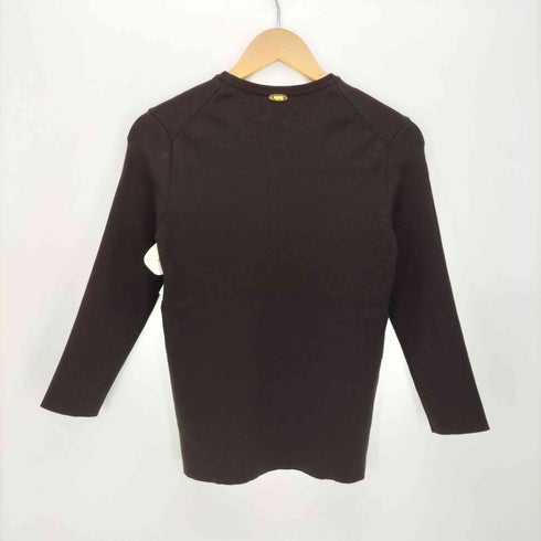 ミューズデドゥーズィエムクラス MUSE de Deuxieme Classe 23AW WONDER RIB クルーネック ニットプルオーバー レディース