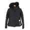 ザラ ZARA ファー フーデッド 中綿コート レディース import:M
