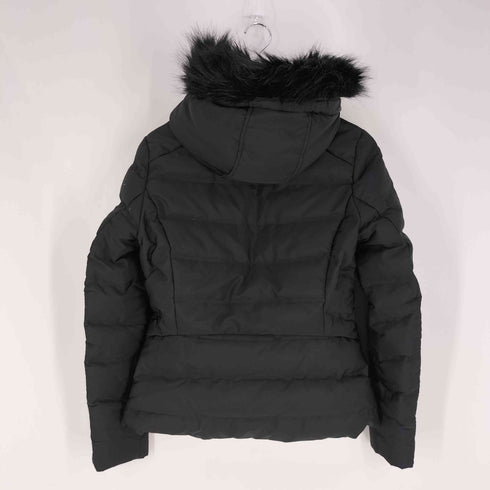 ザラ ZARA ファー フーデッド 中綿コート レディース import:M