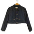 ザラ ZARA コントラストステッチ入りショートジャケット レディース import:M