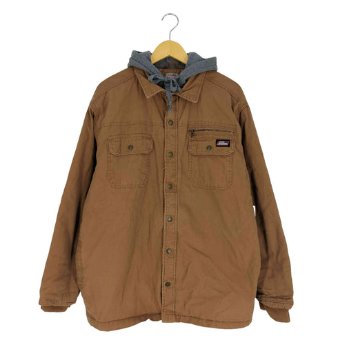 ジェニュインディッキーズ GENUINE Dickies 裏地キルティング フード付き ダックジャケット メンズ import:L