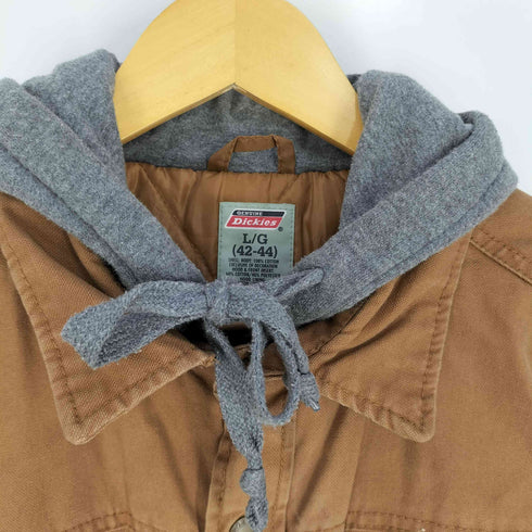 ジェニュインディッキーズ GENUINE Dickies 裏地キルティング フード付き ダックジャケット メンズ import:L