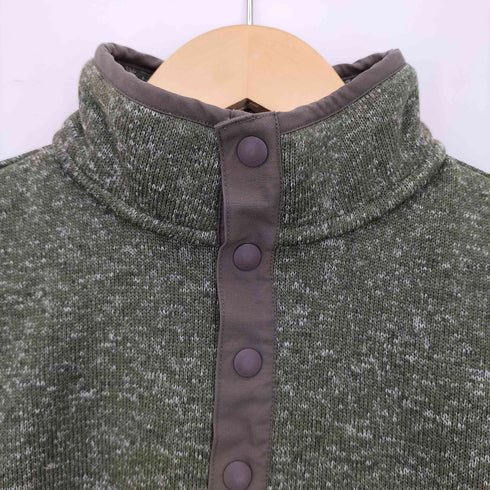 エーグル AIGLE ロゴ刺繍 ハーフ スナップセーター メンズ import:S
