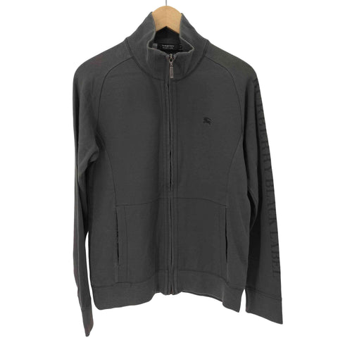 バーバリーブラックレーベル BURBERRY BLACK LABEL ジップアップ スウェットジャケット トラックジャケット メンズ JPN:2