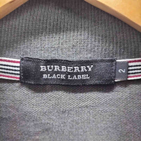 バーバリーブラックレーベル BURBERRY BLACK LABEL ジップアップ スウェットジャケット トラックジャケット メンズ JPN:2