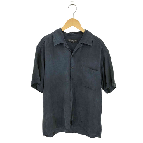 ストラクチャー STRUCTURE シルク フロントポケット半袖シャツ メンズ import:M