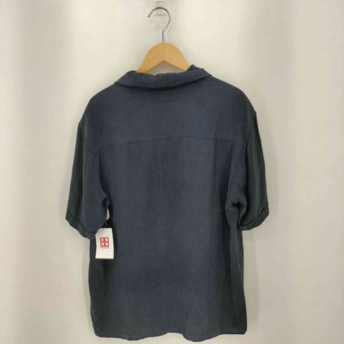 ストラクチャー STRUCTURE シルク フロントポケット半袖シャツ メンズ import:M