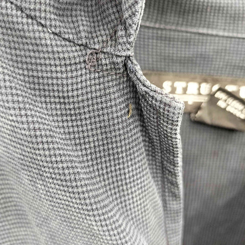ストラクチャー STRUCTURE シルク フロントポケット半袖シャツ メンズ import:M