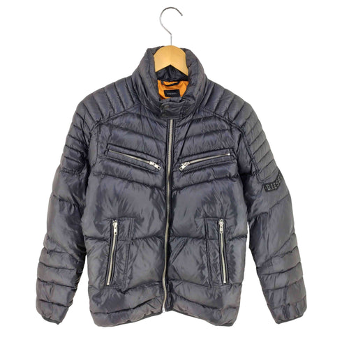 ディーゼル DIESEL ハイネック デザイン ダウンジャケット メンズ import:S