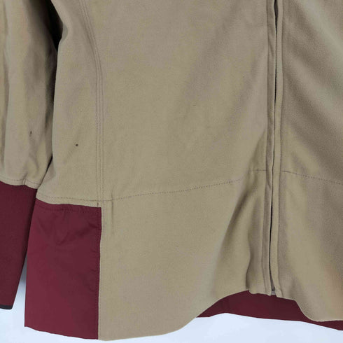 プラダ PRADA イタリア製 異素材切替 ツートン ジップアップジャケット レディース import:M