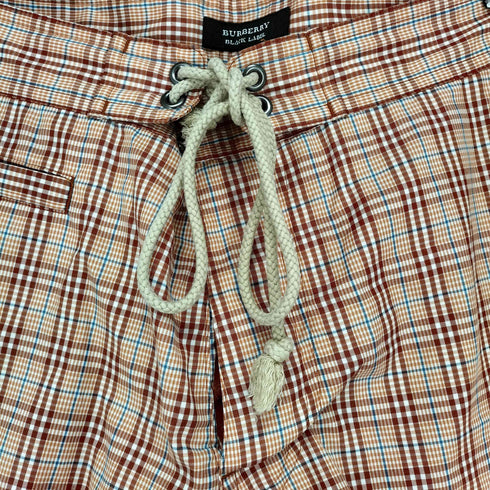 バーバリーブラックレーベル BURBERRY BLACK LABEL チェック柄 ハーフパンツ メンズ JPN:M