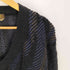 アラミス ARAMIS KIDMOHAIR キッドモヘヤ混 ウール ナイロン 混紡 ストライプ 総柄 Vネック ニット セーター メンズ import:M