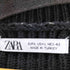 ザラ ZARA デストロイ加工クルーネックリブニット メンズ JPN:L