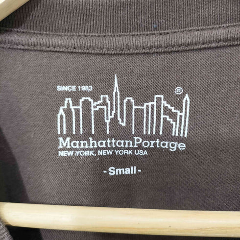 マンハッタンポーテージ Manhattan Portage 両面プリント L/S Tシャツ メンズ S