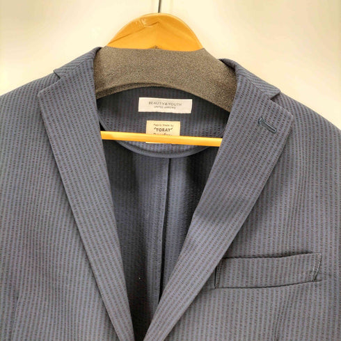 ビューティーアンドユースユナイテッドアローズ BEAUTY & YOUTH UNITED ARROWS TORAY ドライ シアサッカー 2B ジャケット メンズ JPN:L