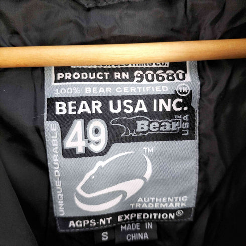 ベアーユーエスエー BEAR USA 迷彩 カモ ダブルジップ ダウンコート メンズ import:S