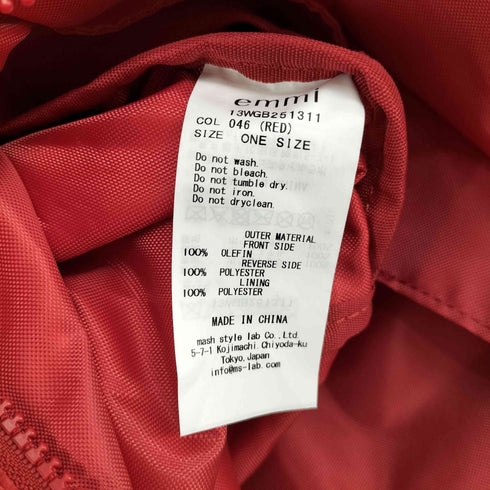 エミ emmi ロゴビッグトートバッグ レディース ONE SIZE