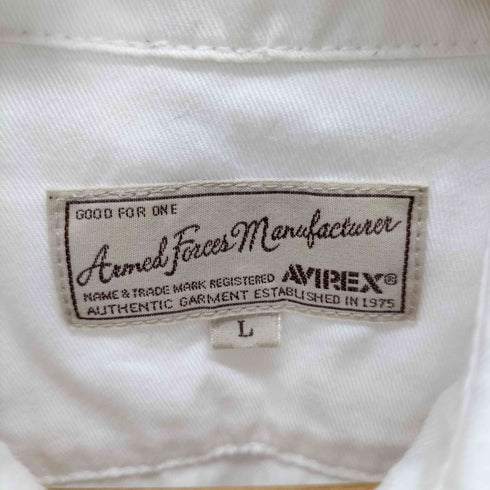 アヴィレックス AVIREX ファティーグ カーキシャツ メンズ import:L