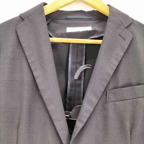 ビューティーアンドユースユナイテッドアローズ BEAUTY & YOUTH UNITED ARROWS ストレッチ TW 2ボタン ジャケット ノープリーツ テーパードパンツ セットアップ メンズ L/M