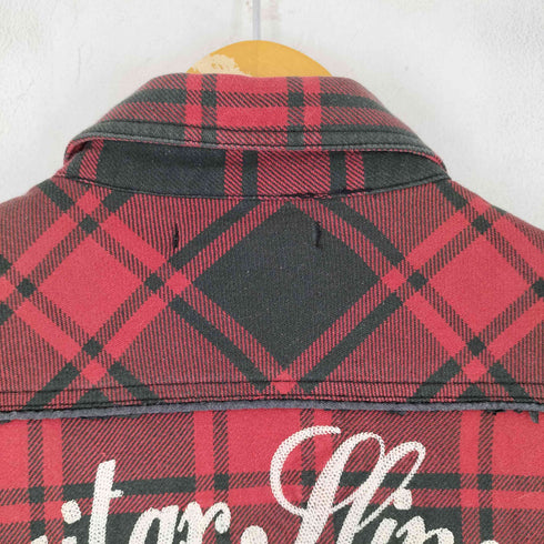 ジャックローズ JACKROSE 両面刺繍チェック L/S シャツ メンズ JPN:M