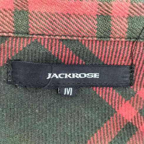 ジャックローズ JACKROSE 両面刺繍チェック L/S シャツ メンズ JPN:M