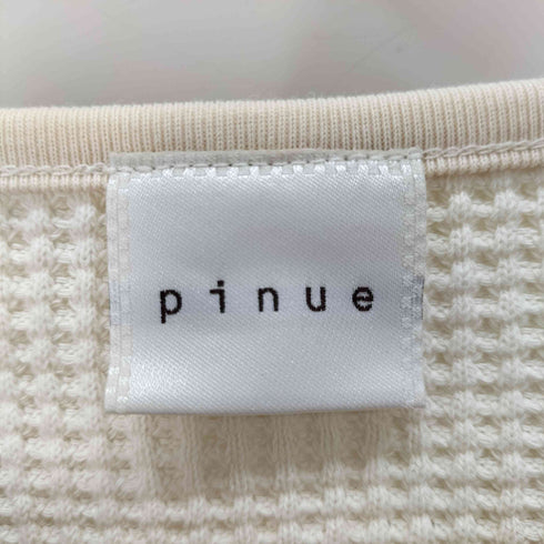 pinue ワッフルフリル セットアップ レディース